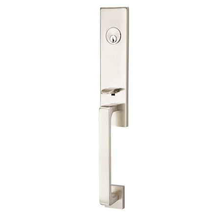 Emtek Satin Nickel Handleset 4828ROUUS15 4828ROUUS15
